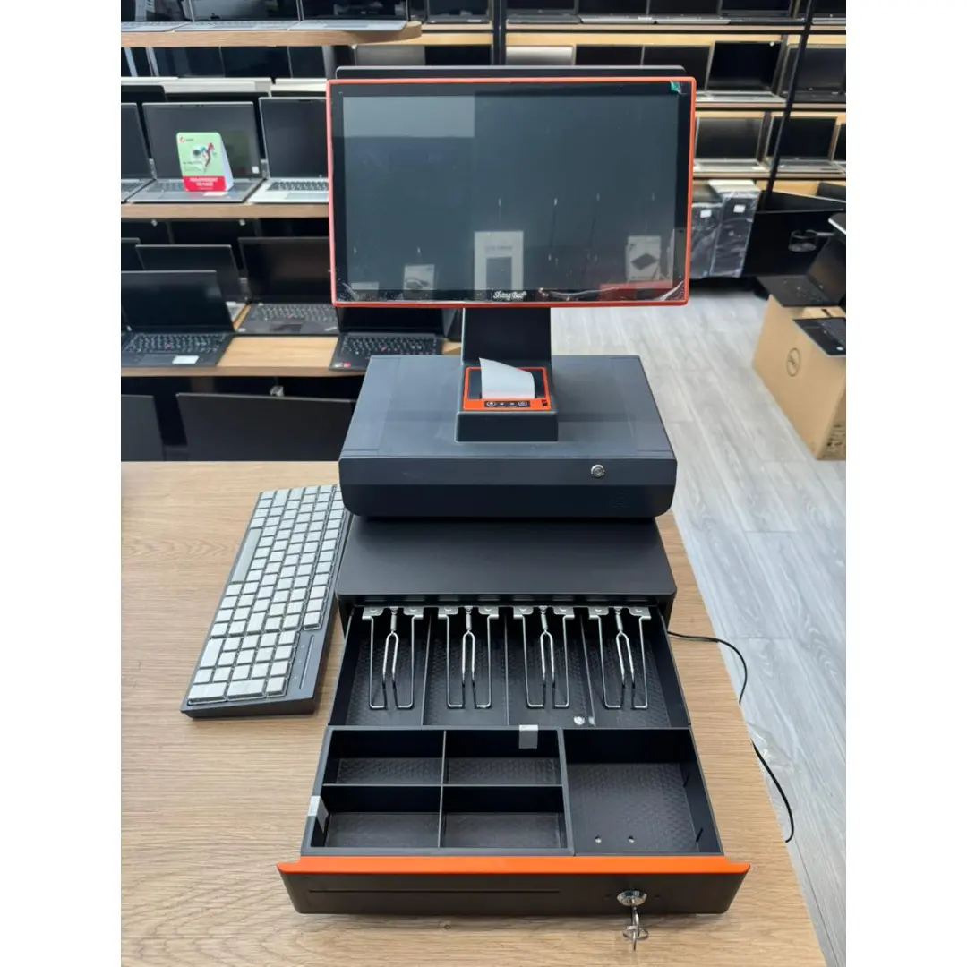 Sistem POS Touchscreen me printer faturash dhe sir...