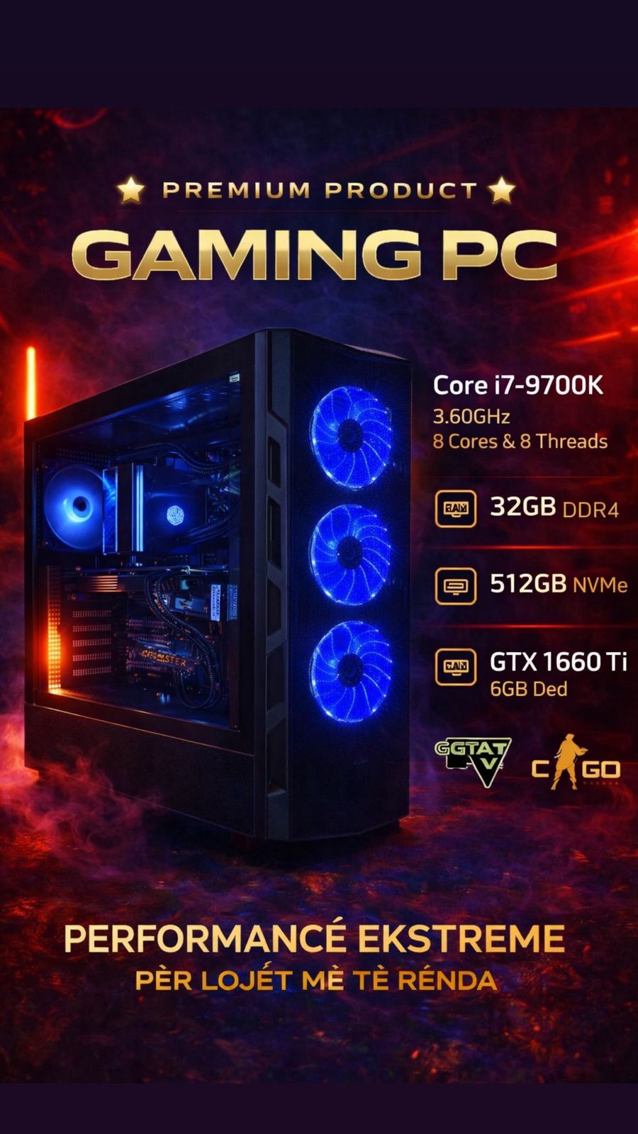 Gaming PC I7-9700K